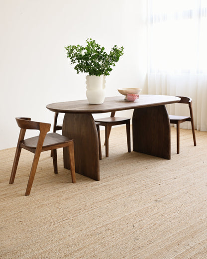 Kinta Teak Dining Chair - Dark Teak