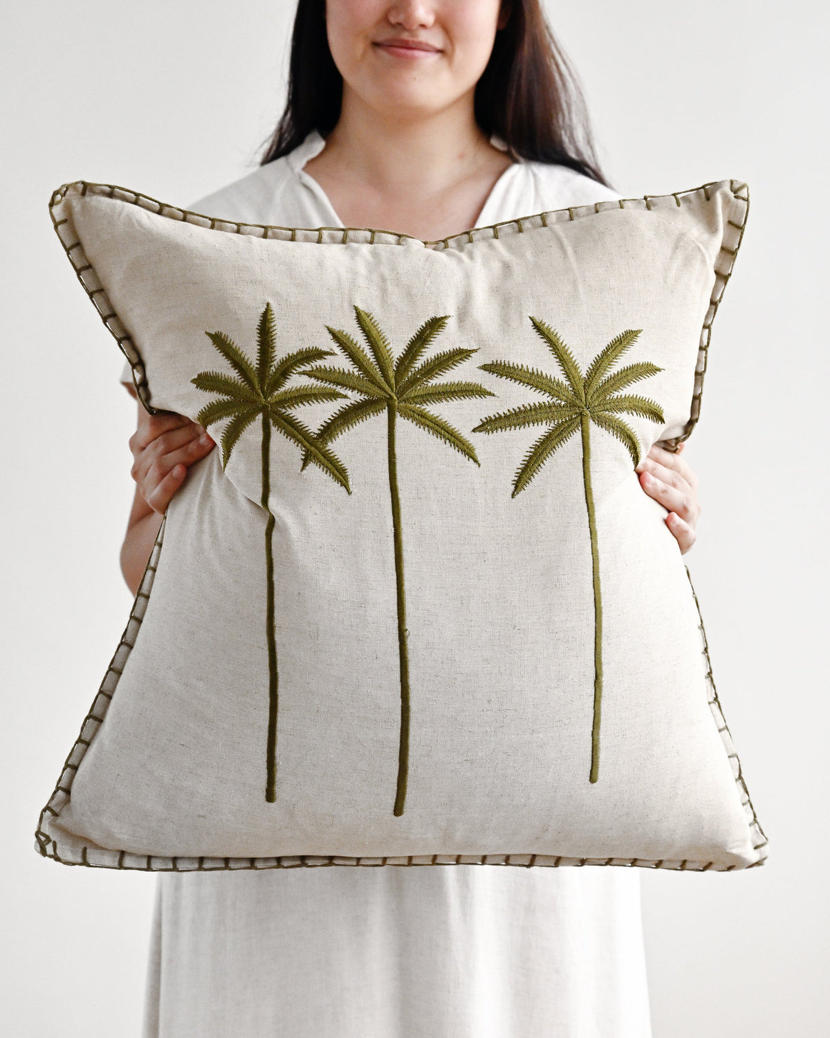 Lillian Palm Tree Cushion Cover - 45cm x 45cm
