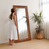 Manado Brown Washed Carved Mirror - 80cm x 180cm