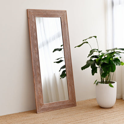 Manado Natural Carved Mirror - 80cm x 180cm 2
