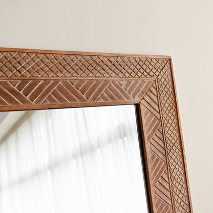 Manado Natural Carved Mirror - 80cm x 180cm 3