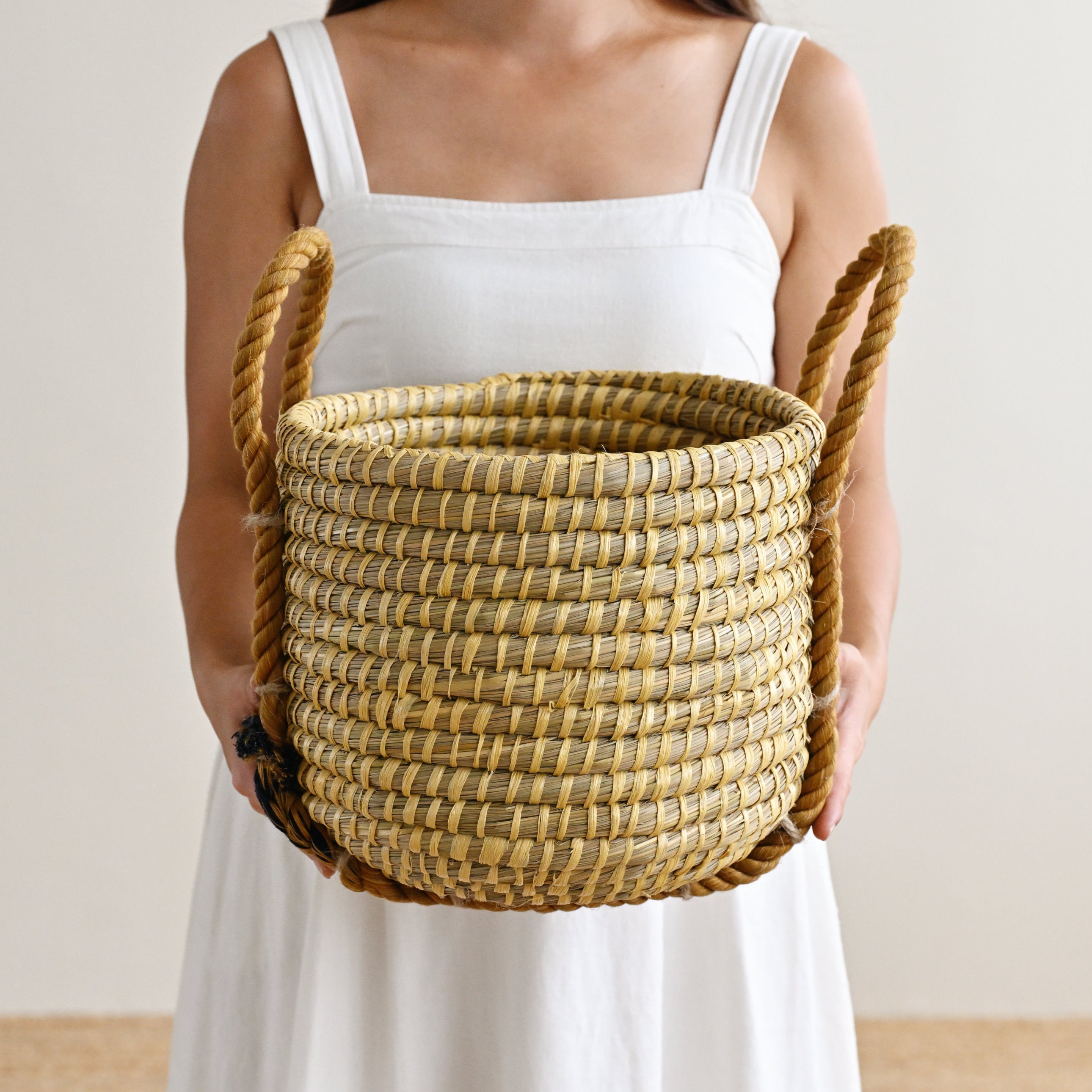 Marina Rope Handle Basket 6