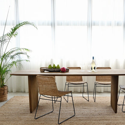 Molly Dining Table in Natural - L240cm