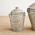 Motka Striped Basket - Black Natural 1