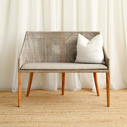 Nashville 2 Seater - White Wash 3