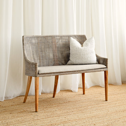 Nashville 2 Seater - White Wash 4