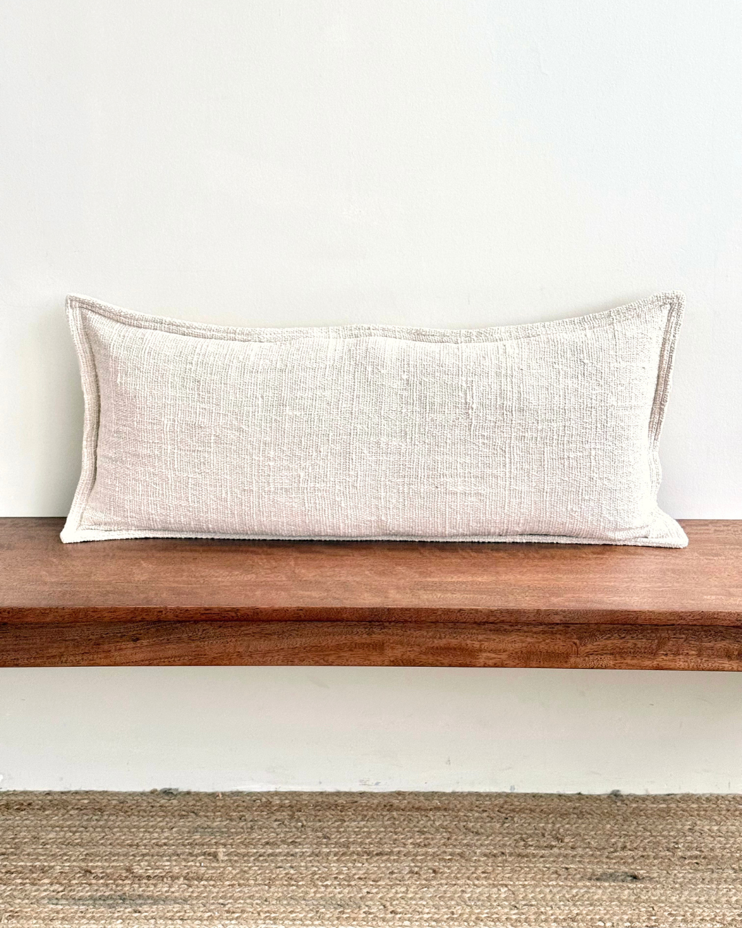 Natural Ambrose Cushion Cover - 85 x 35 cm