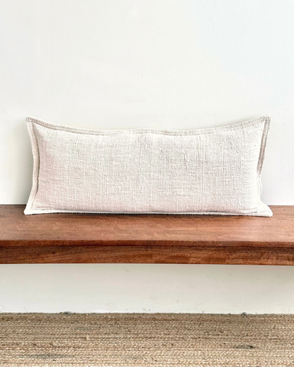 Natural Ambrose Cushion Cover - 85 x 35 cm