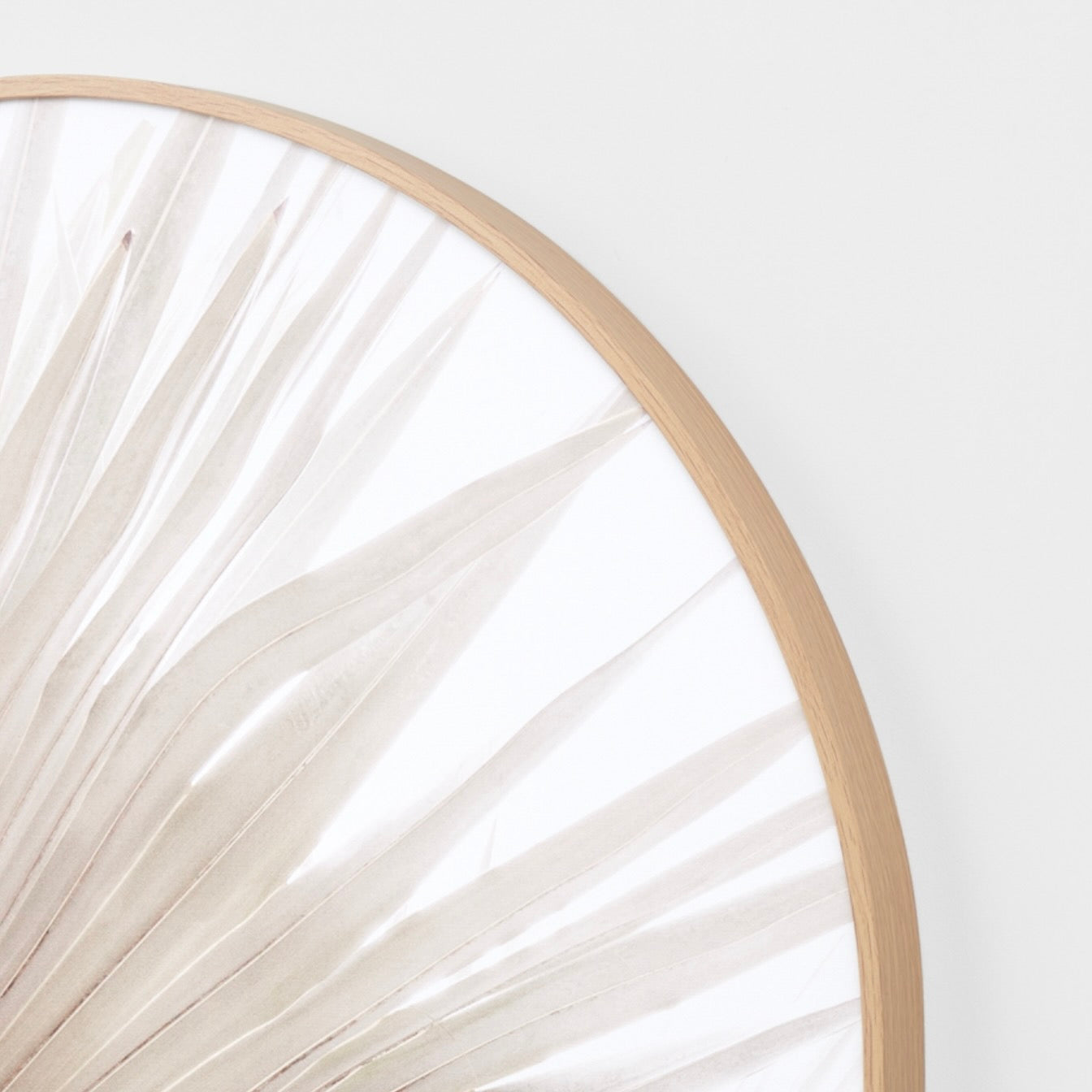 Natural Palm 2 Arched Print
