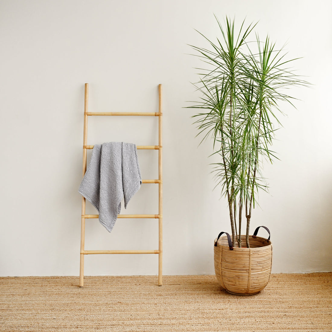 Natural Rattan Ladder