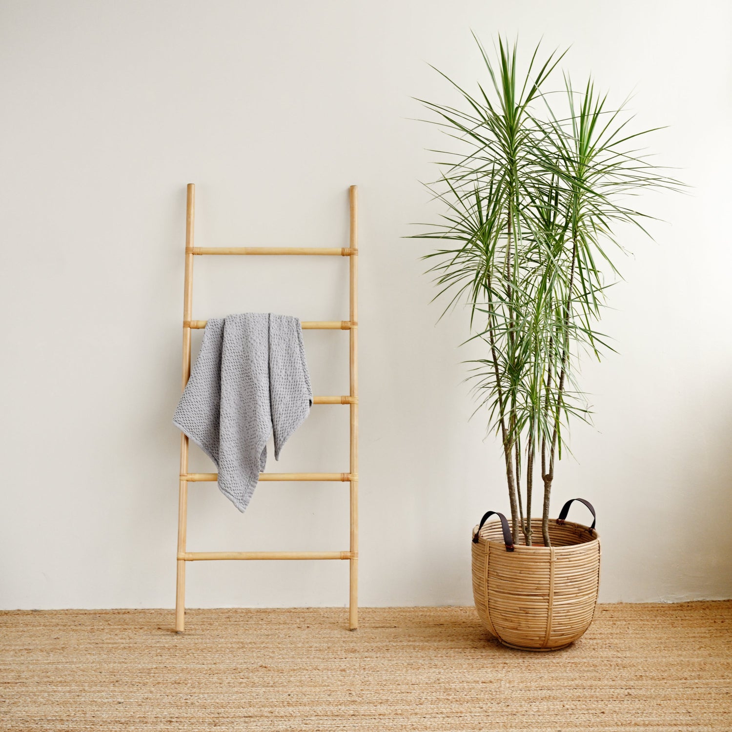 Natural Rattan Ladder