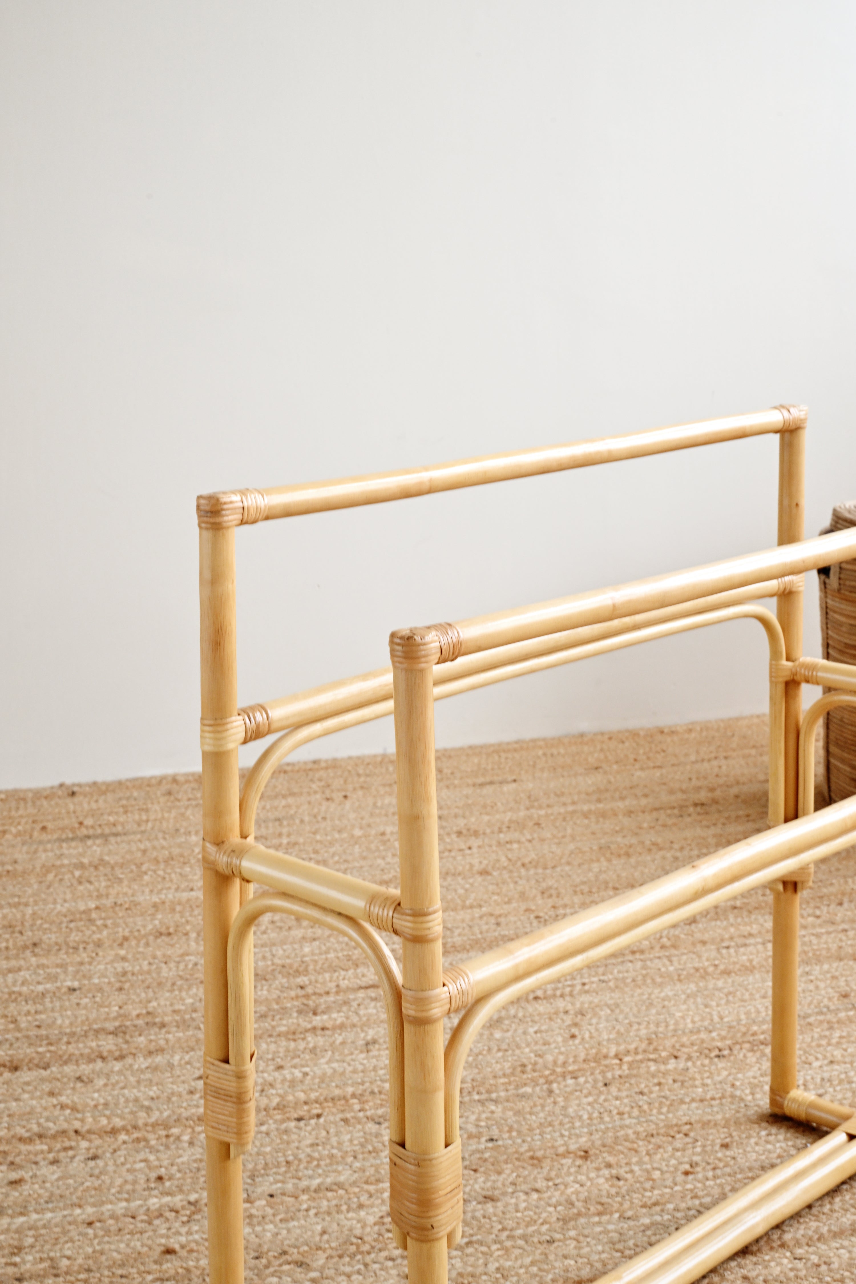 Natural Rattan Towel Hanger 3