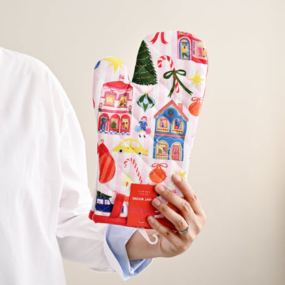 Night Before Oven Mitts - Set of 2 1