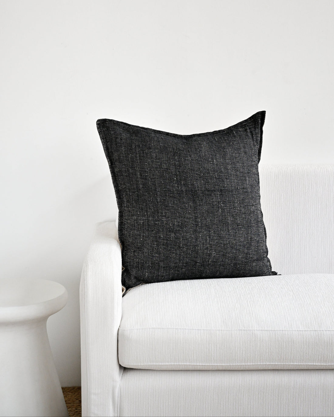 Nisha Charcoal Cushion Cover - 55cm x 55cm