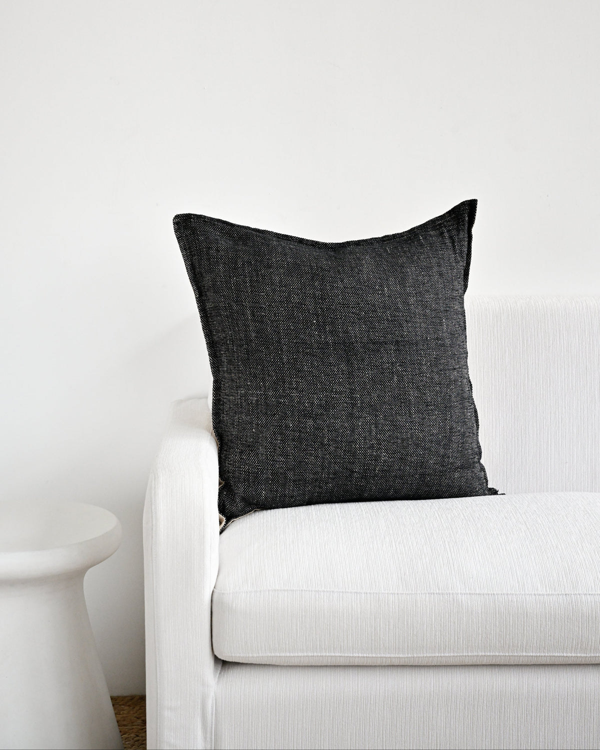 Nisha Charcoal Cushion Cover - 55cm x 55cm