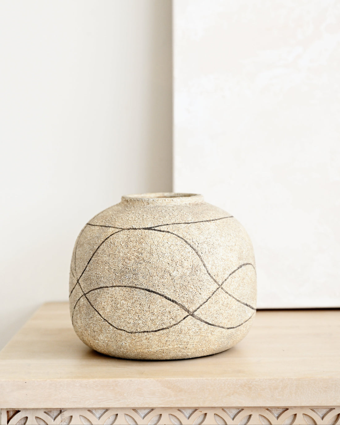 Niza Deco Vase - Natural