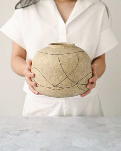 Niza Deco Vase - Natural