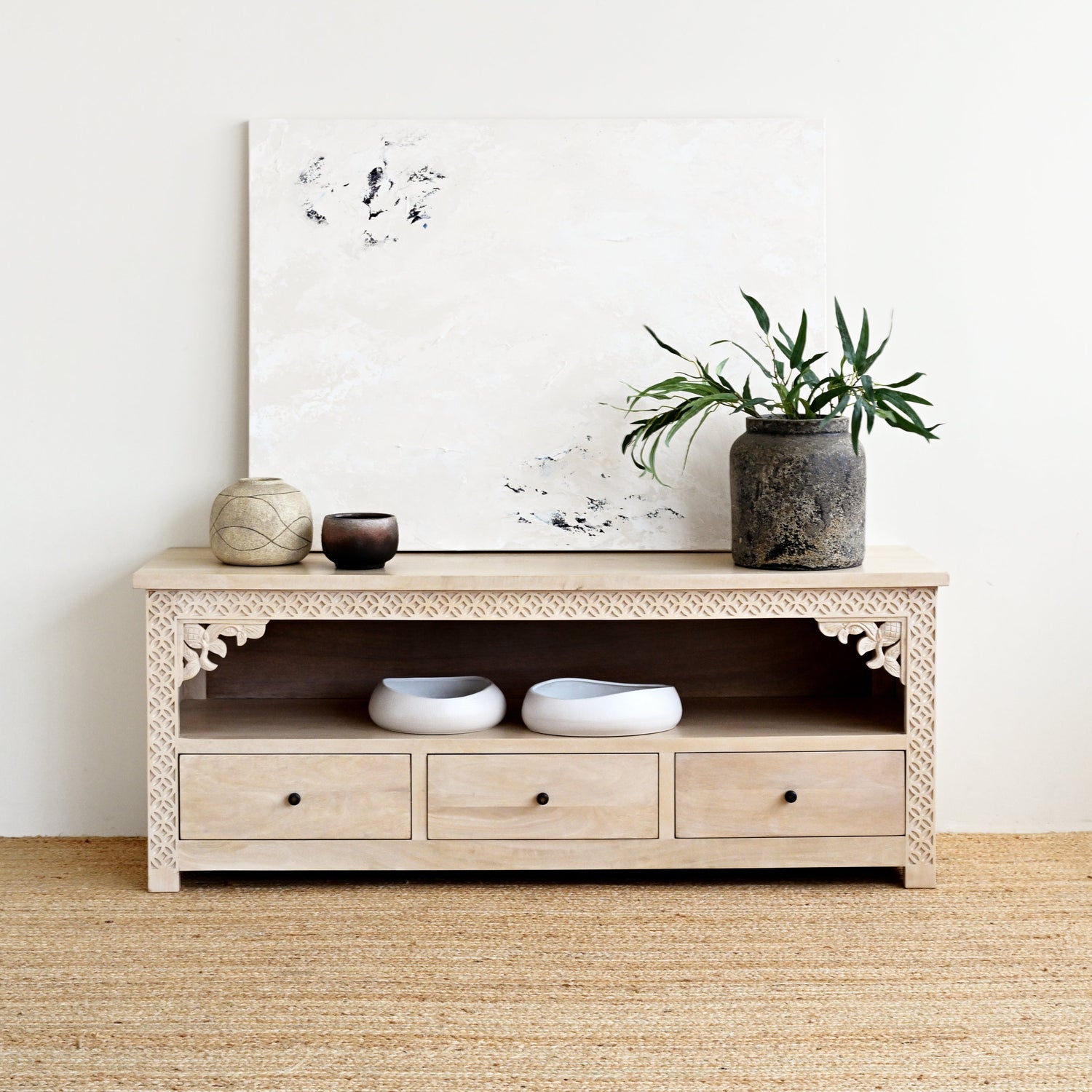 Niza Deco Vase - Natural