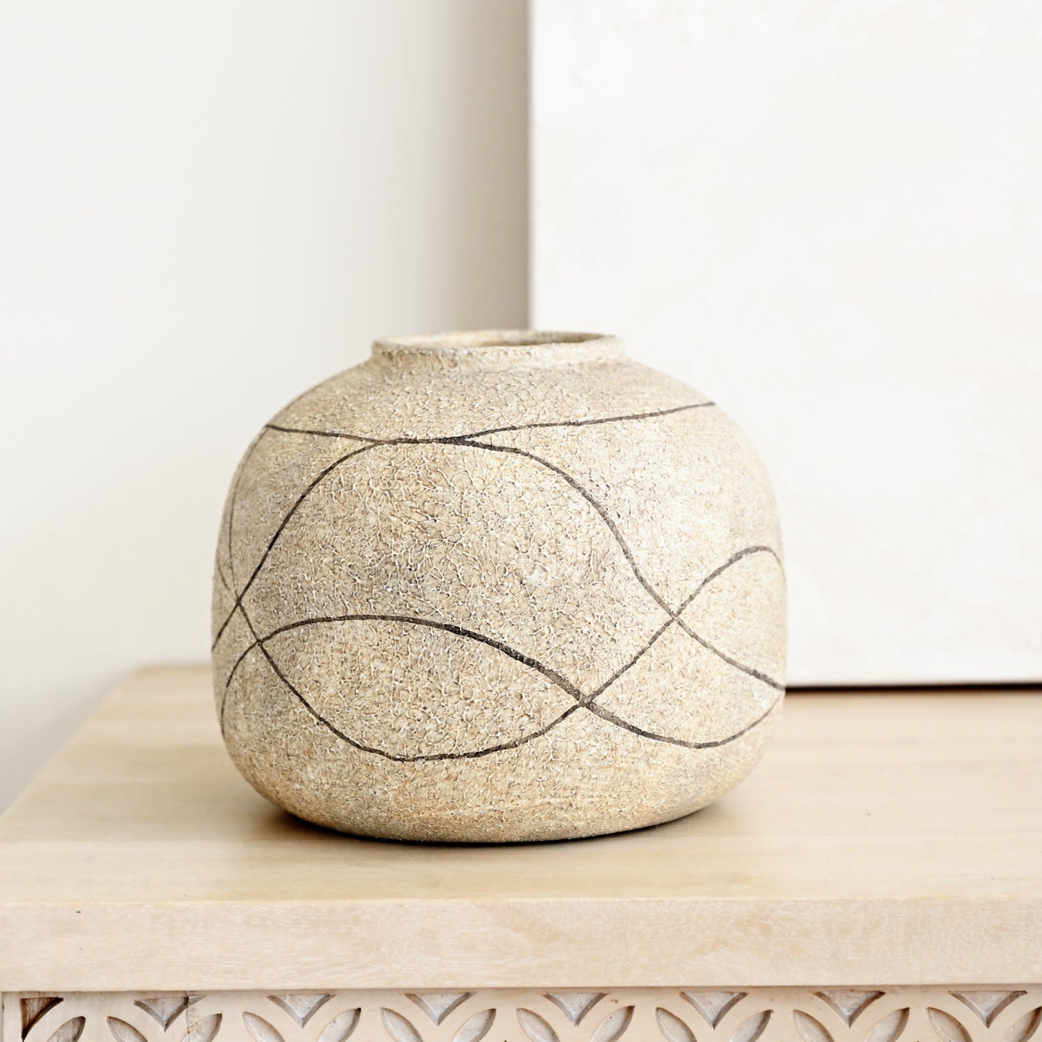 Niza Deco Vase - Natural 1