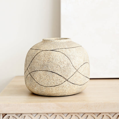 Niza Deco Vase - Natural 1