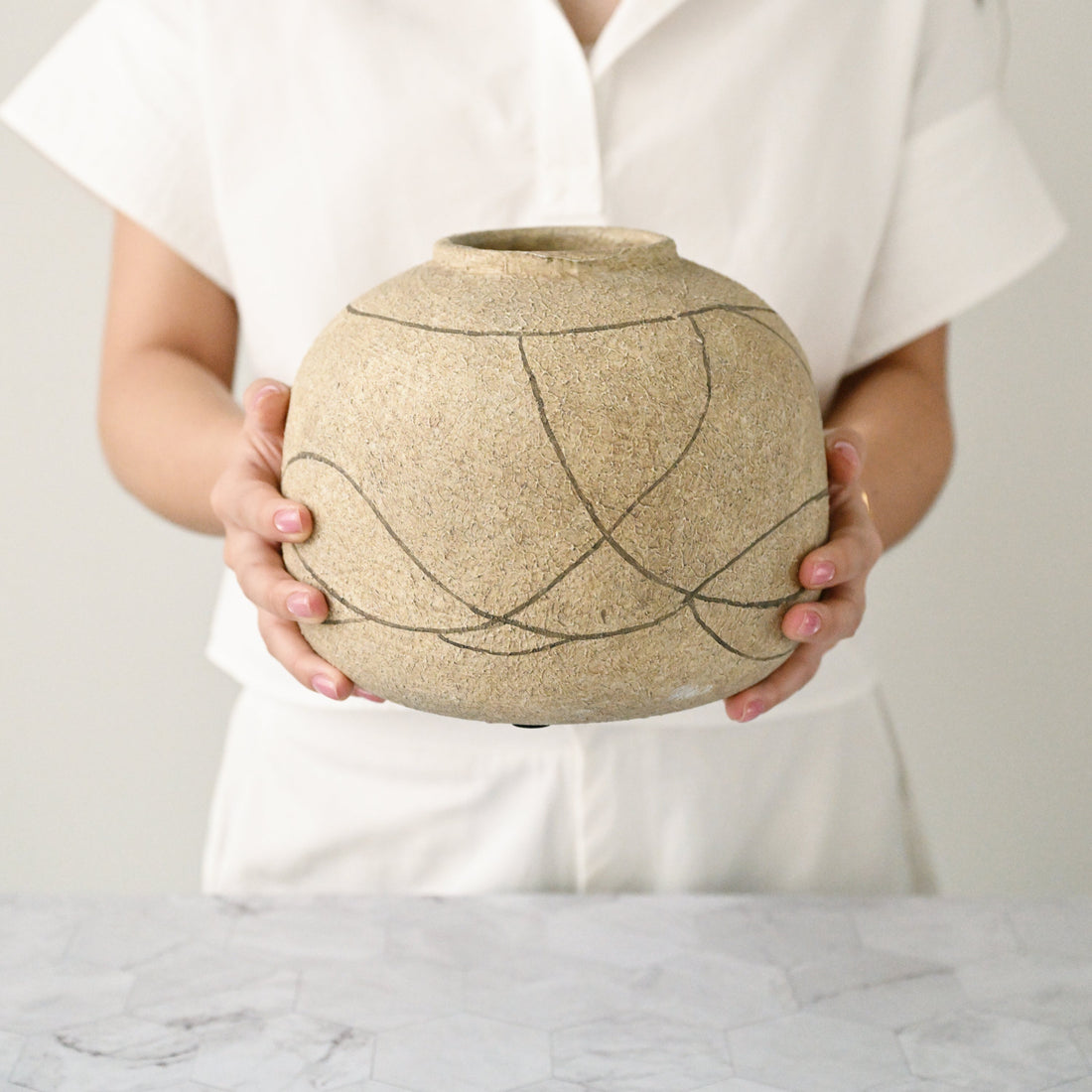 Niza Deco Vase - Natural 2