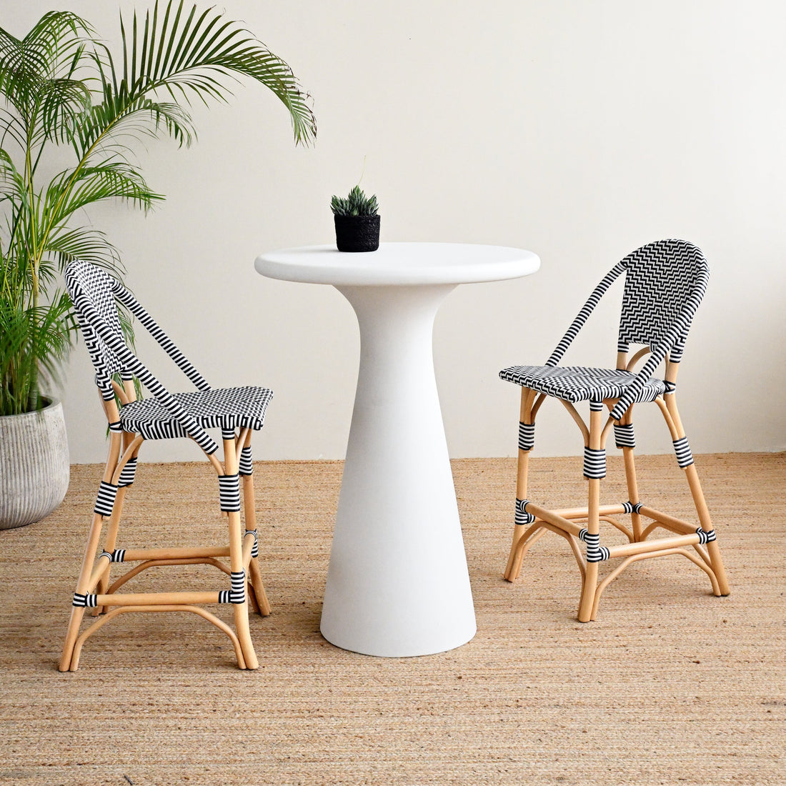 Novara Bar Table - White