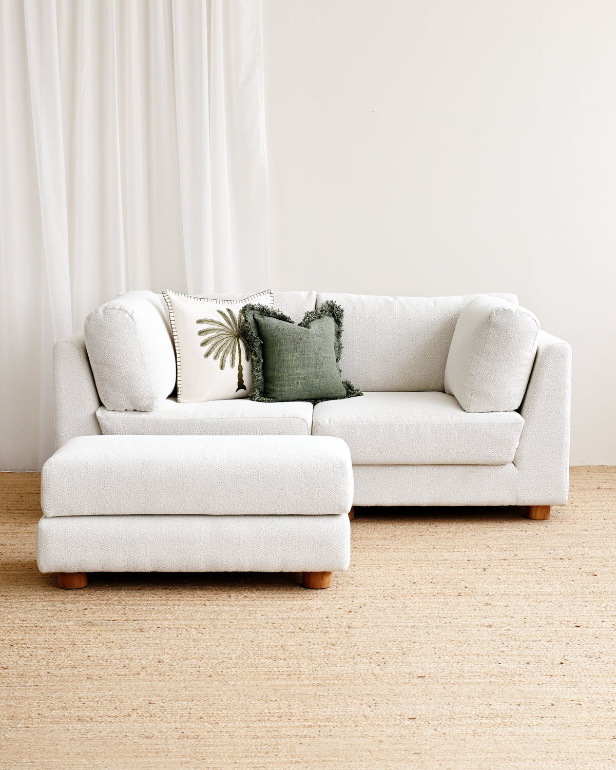 Olive Green Amara Cushion Cover - 55cm x 55cm