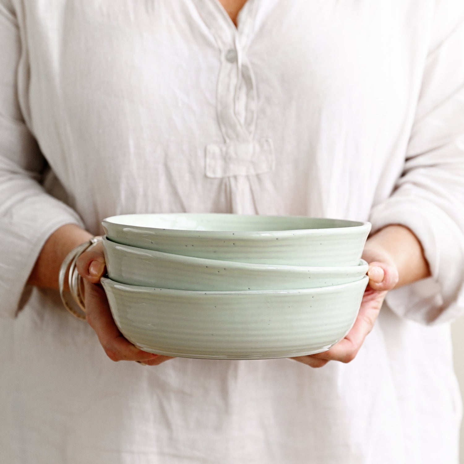 Ottawa Lichen Dinner Bowl