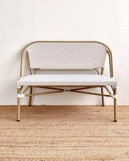 Outdoor Wicker Bench