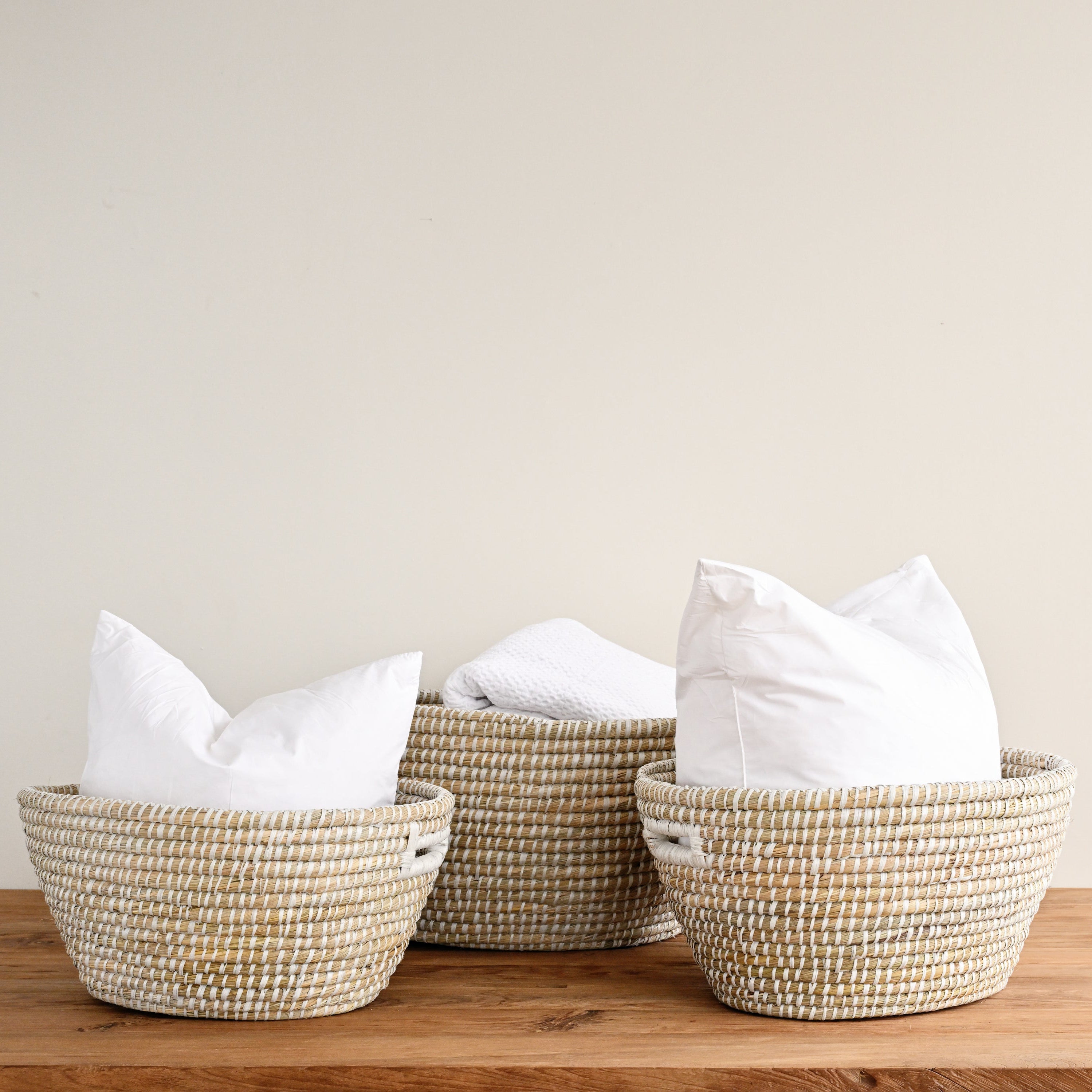 Oval Palm Leaf Basket
