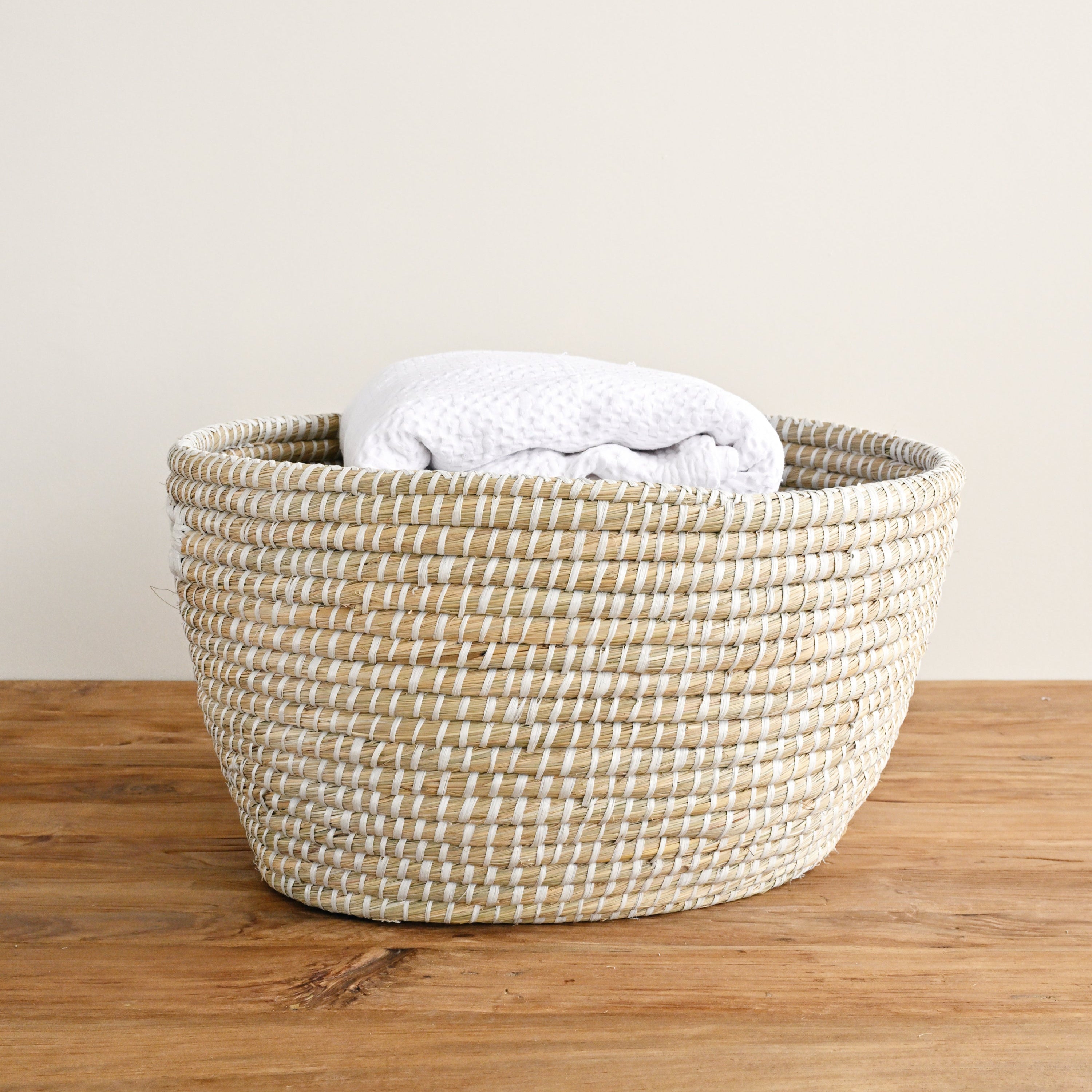 Oval Palm Leaf Basket 3