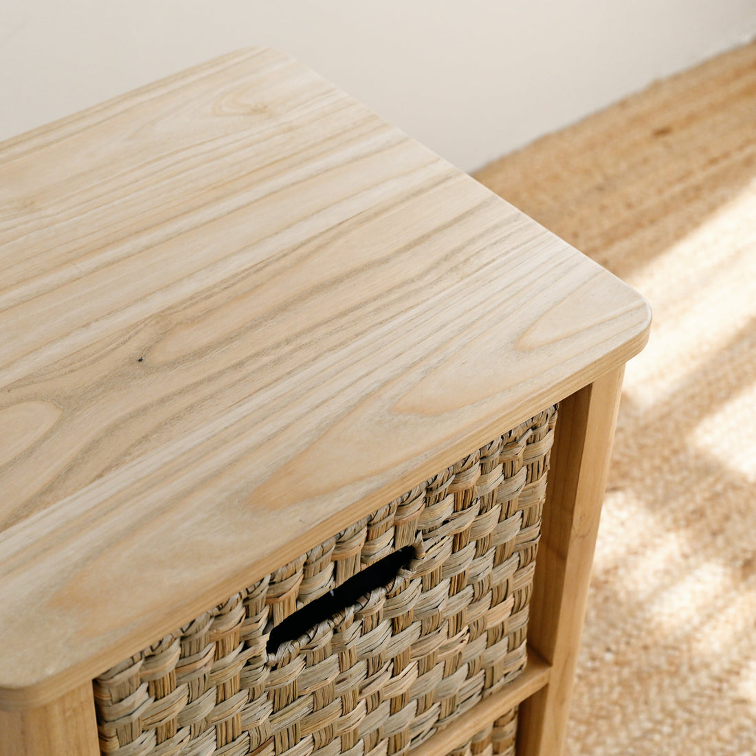Palerma Side Cabinet with 2 Basket 1