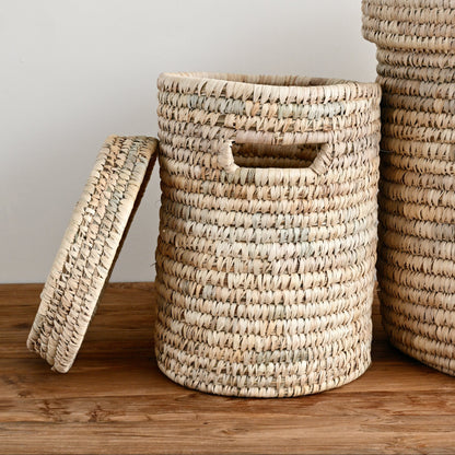 Palm Cove Laundry Basket with Lid 2