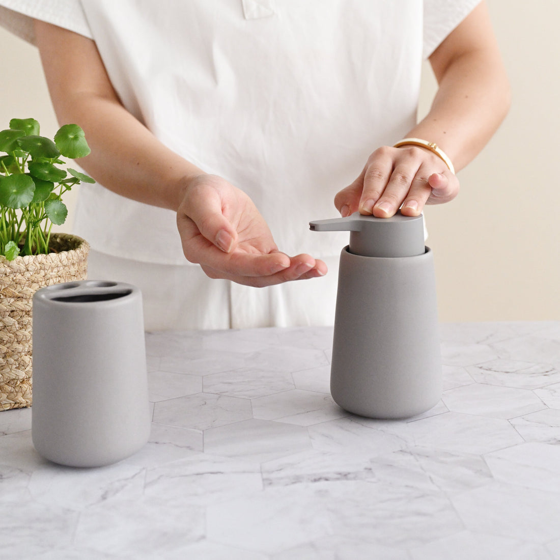 Porto Hudson Soap Dispenser - Grey