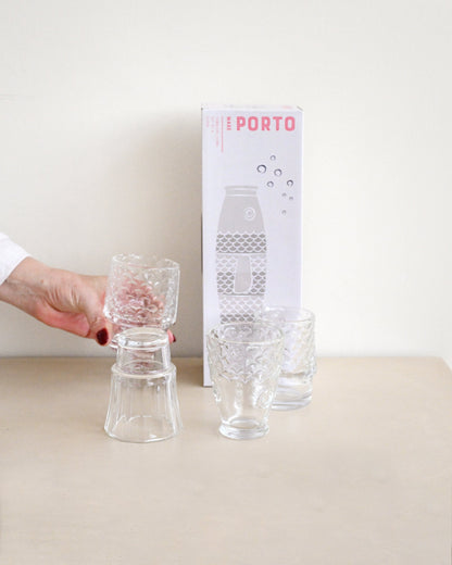Porto Mare Clear Tumblers 210ml - Set of 4