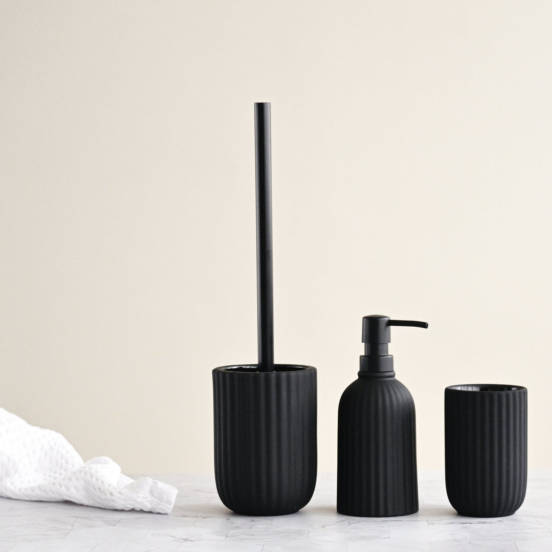 Porto Soho Toilet Brush - Black 1