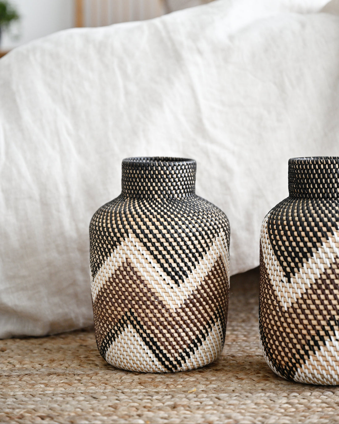 Aztec Rattan Vase