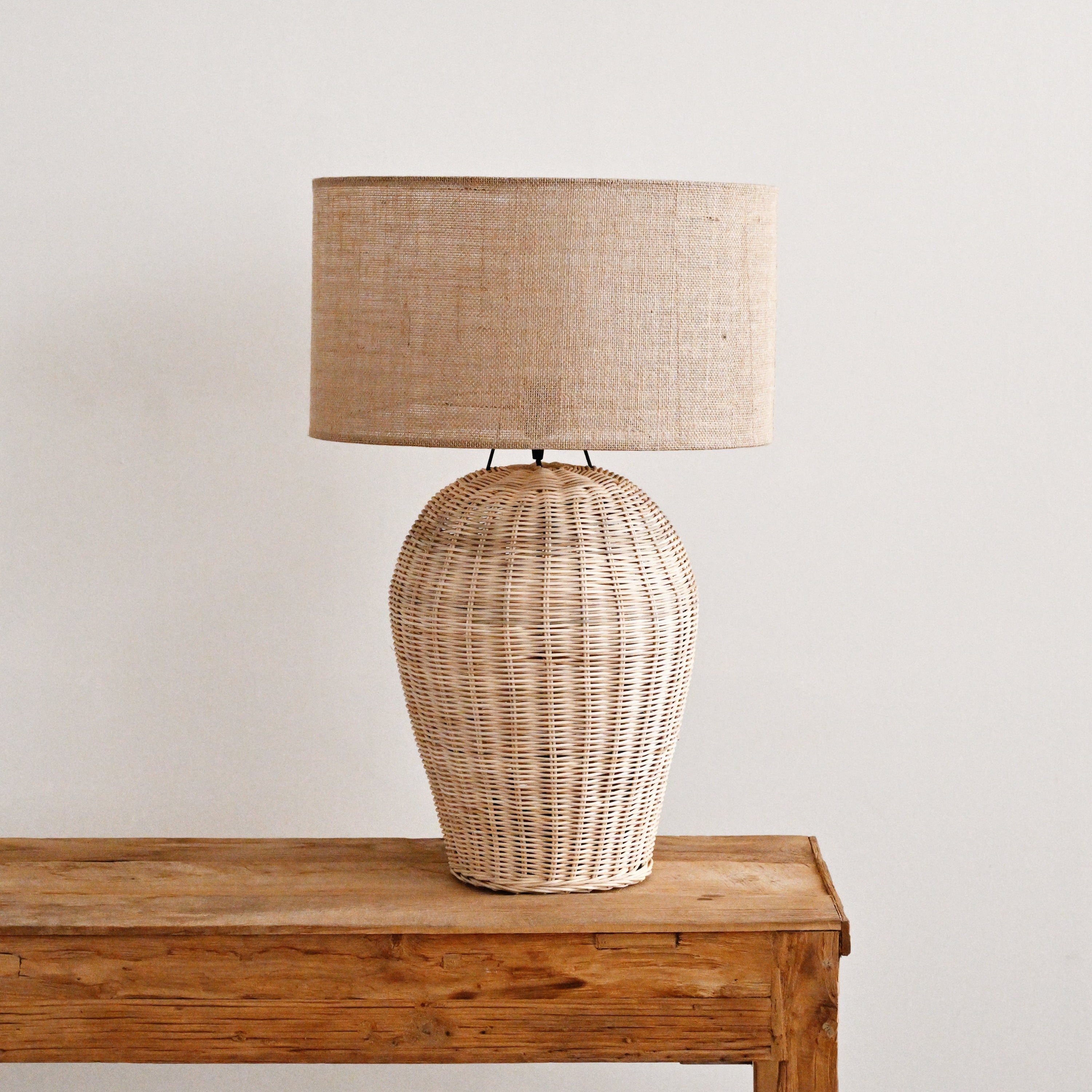 Rattan Table Lamp 