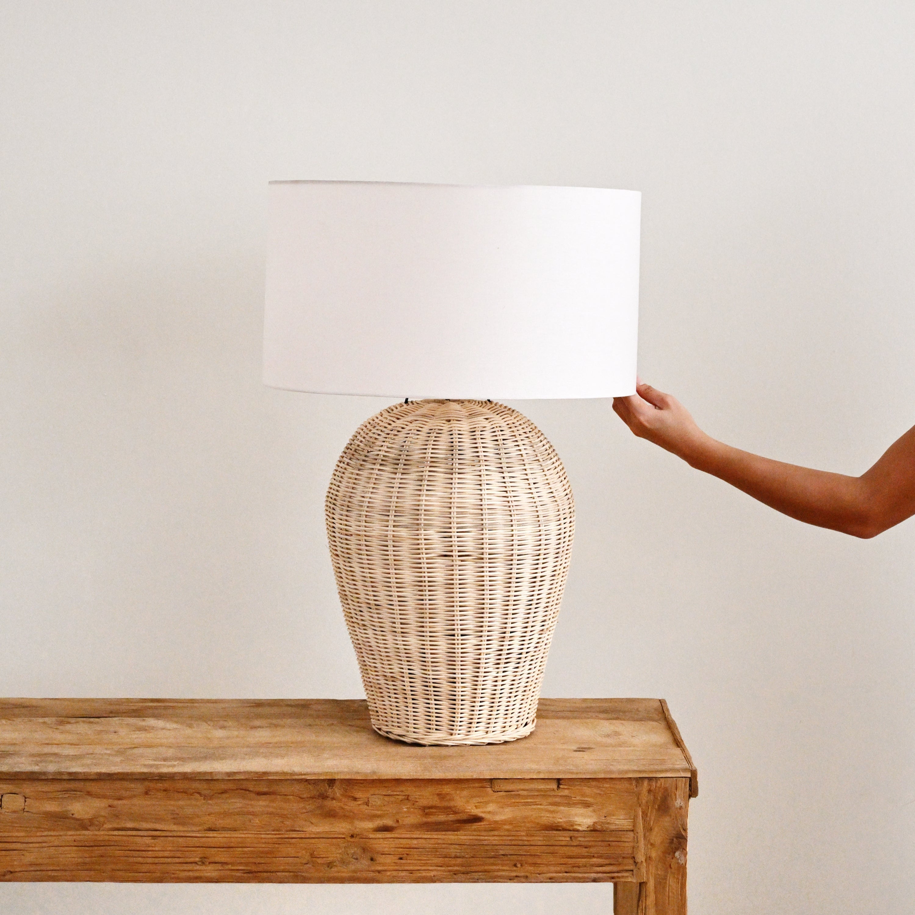 Rattan Table Lamp 2