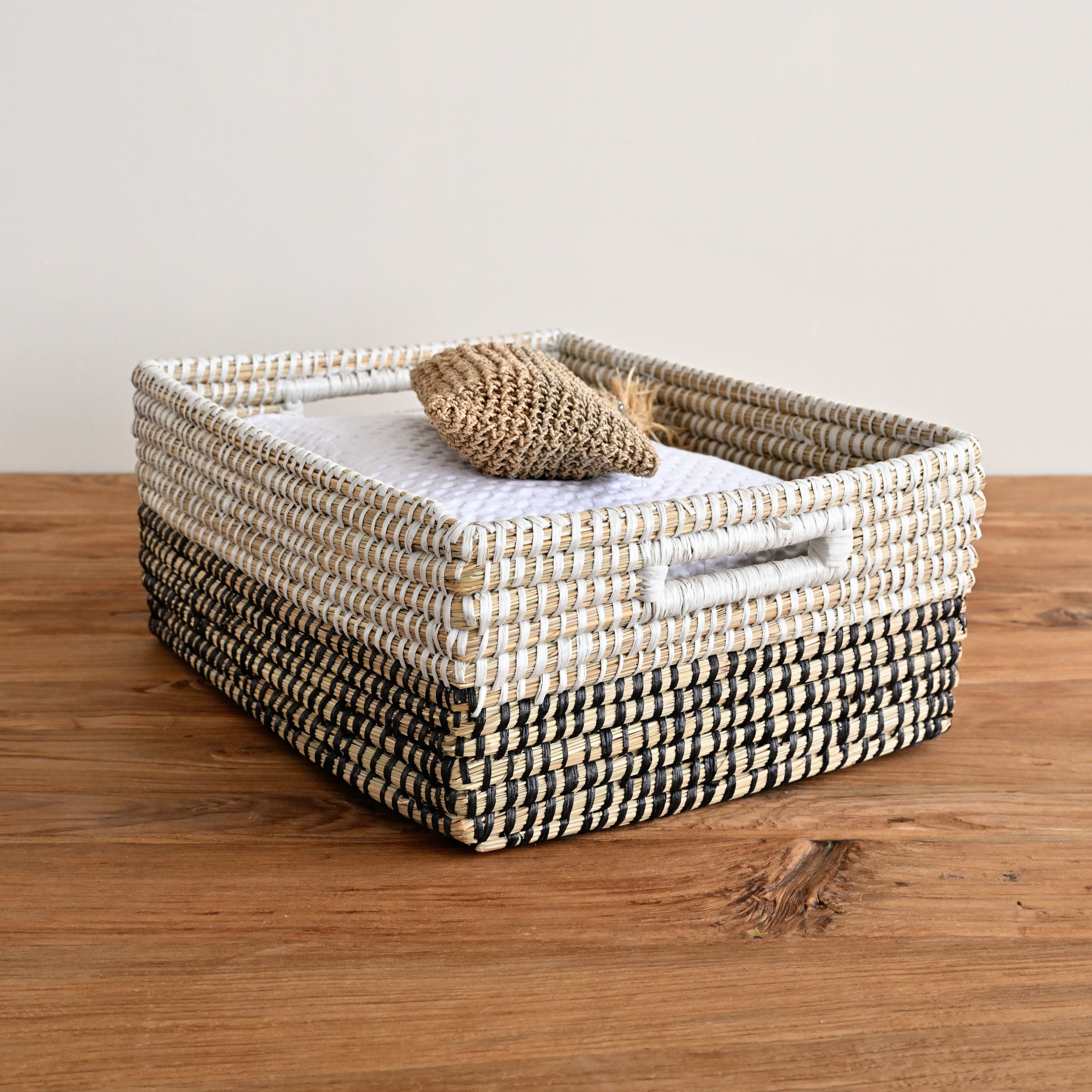 Rectangle Seagrass Storage Tray 3