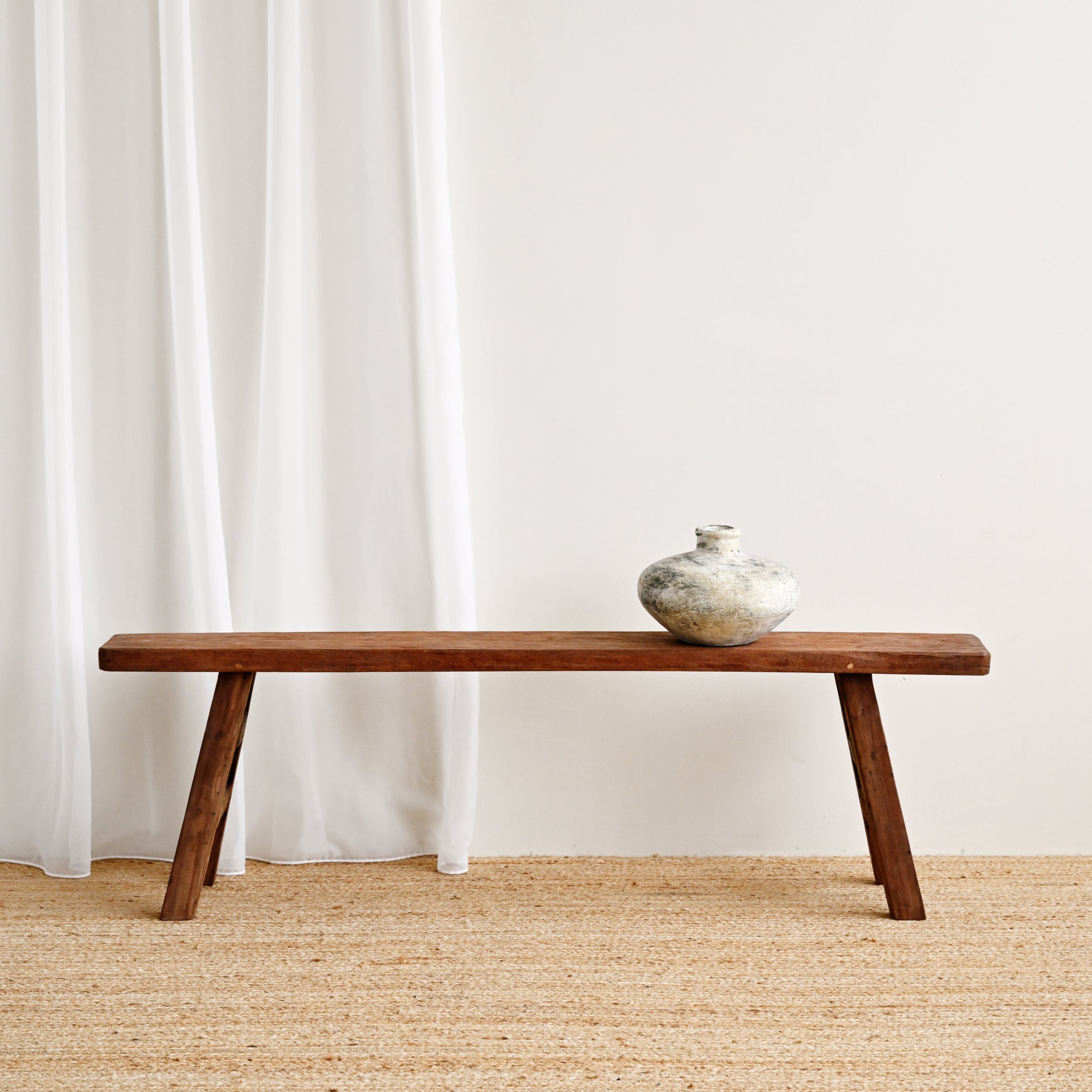 Recycled Teak Bench 2