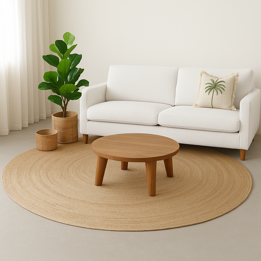 Round Jute Rug