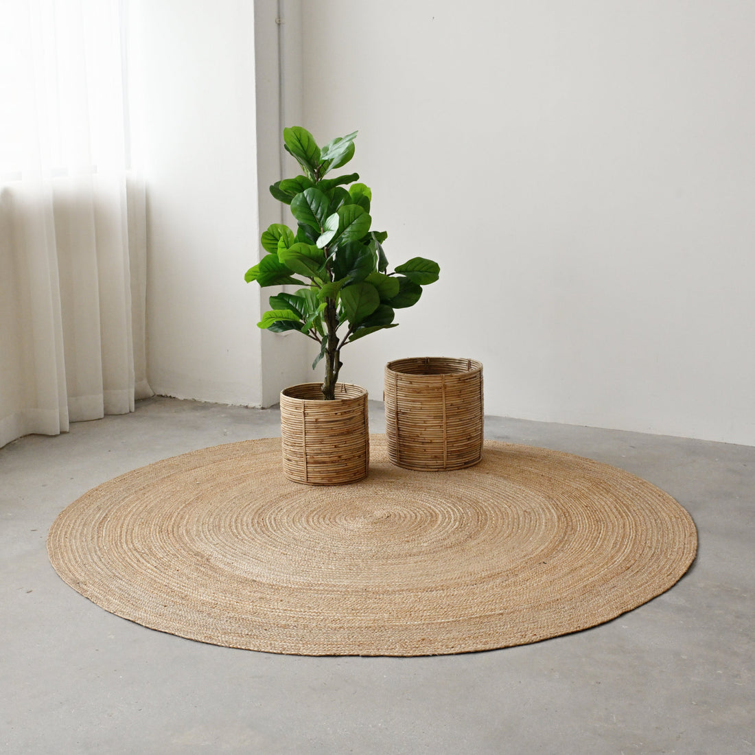 Round Jute Rug 1