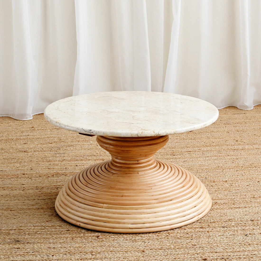 Round Marble Coffee Table - 70cm 1