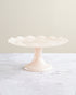 Ruffle Cake Stand 26cm - Pink Salt 1
