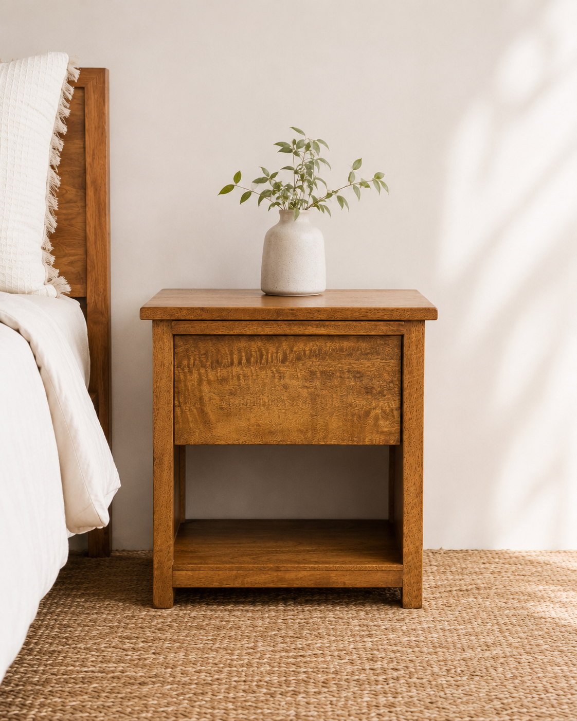 Salona Bedside Table - Tallow