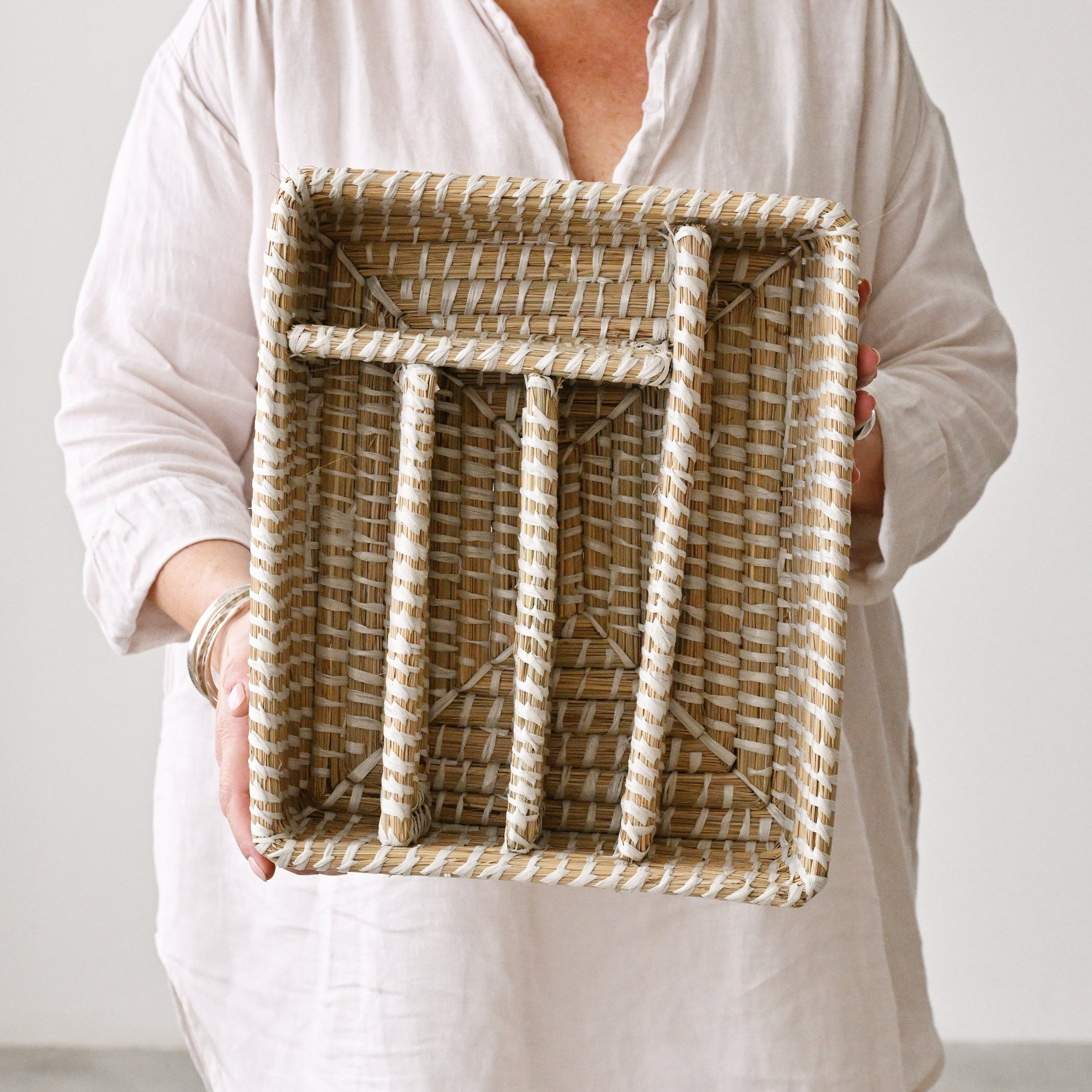 Seagrass Cutlery Basket