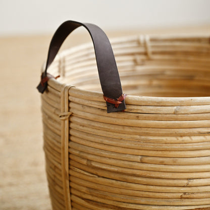 Seaside Rattan Basket with Handles 3
