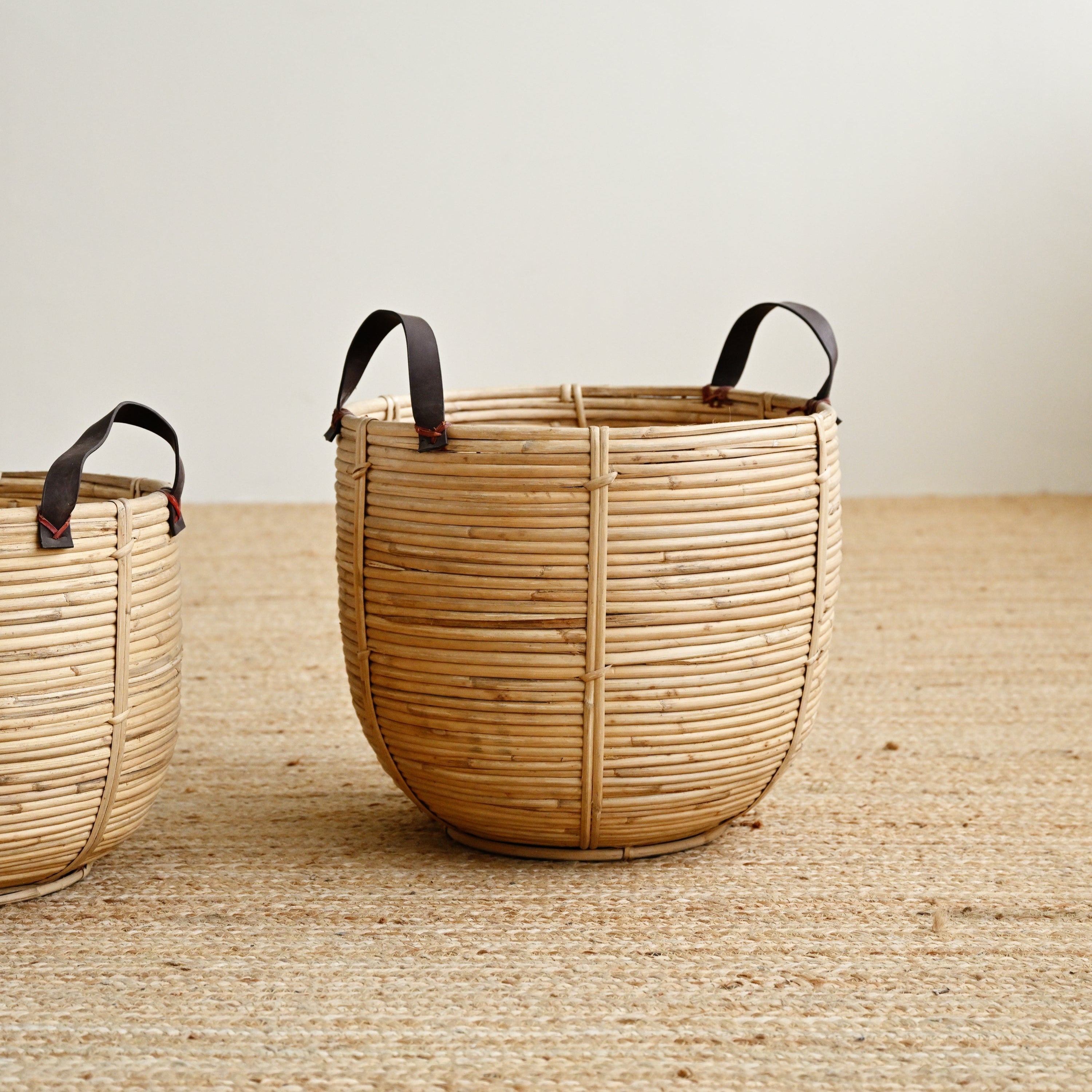 Seaside Rattan Basket with Handles 4