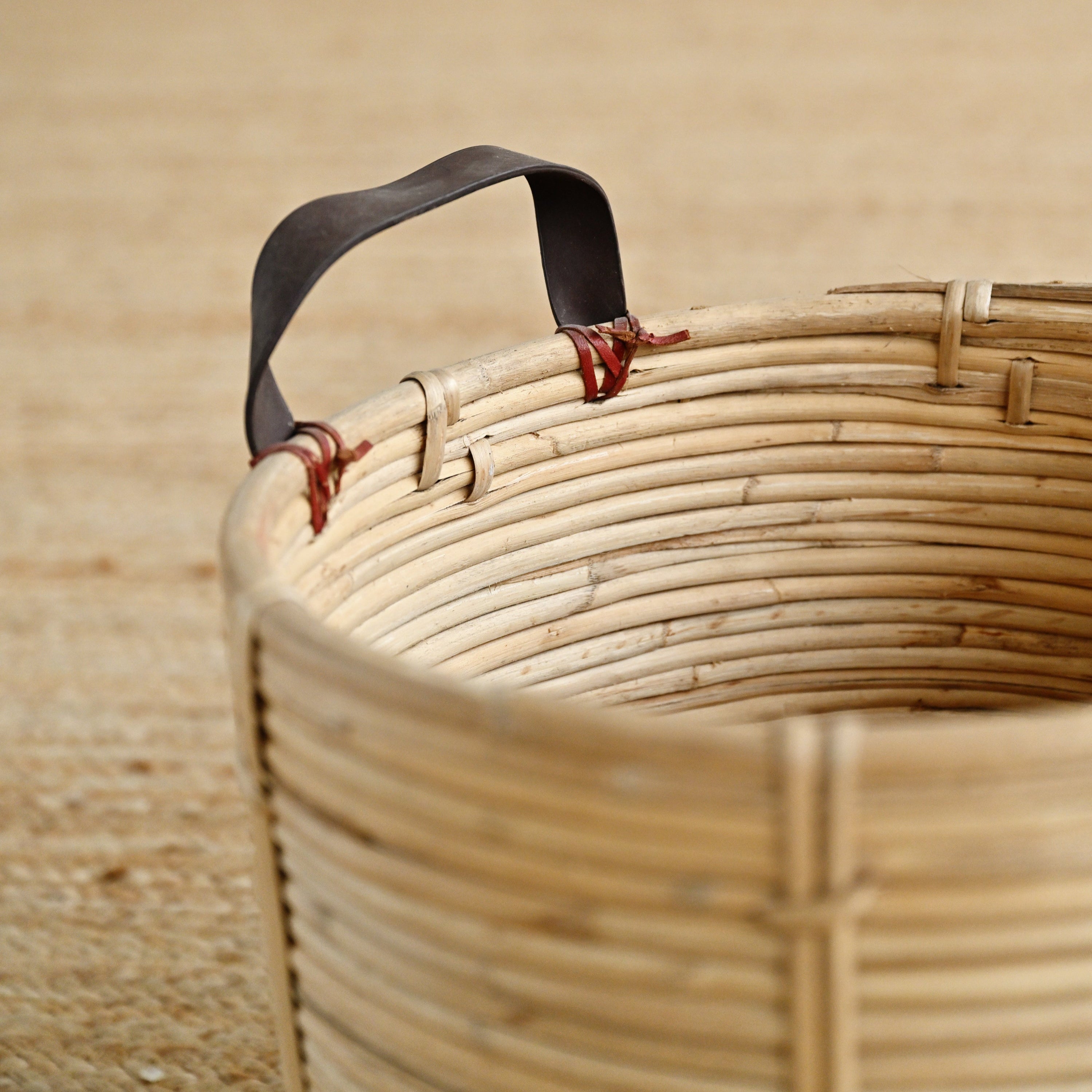 Seaside Rattan Basket with Handles 5